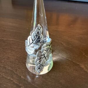 Sterling Silver Leaf Ring